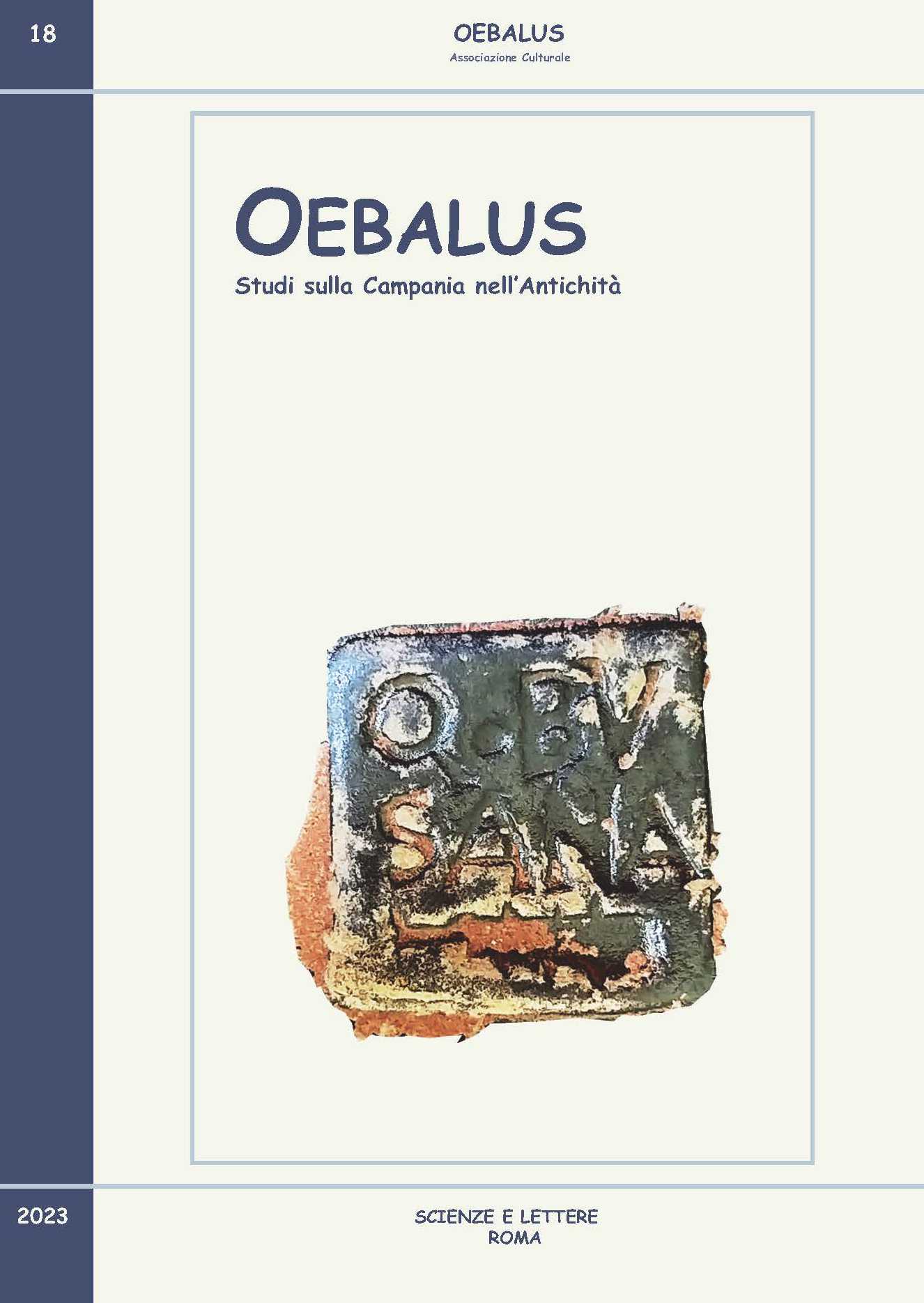 18. Oebalus. Studi sulla Campania nell'Antichità 18/2023